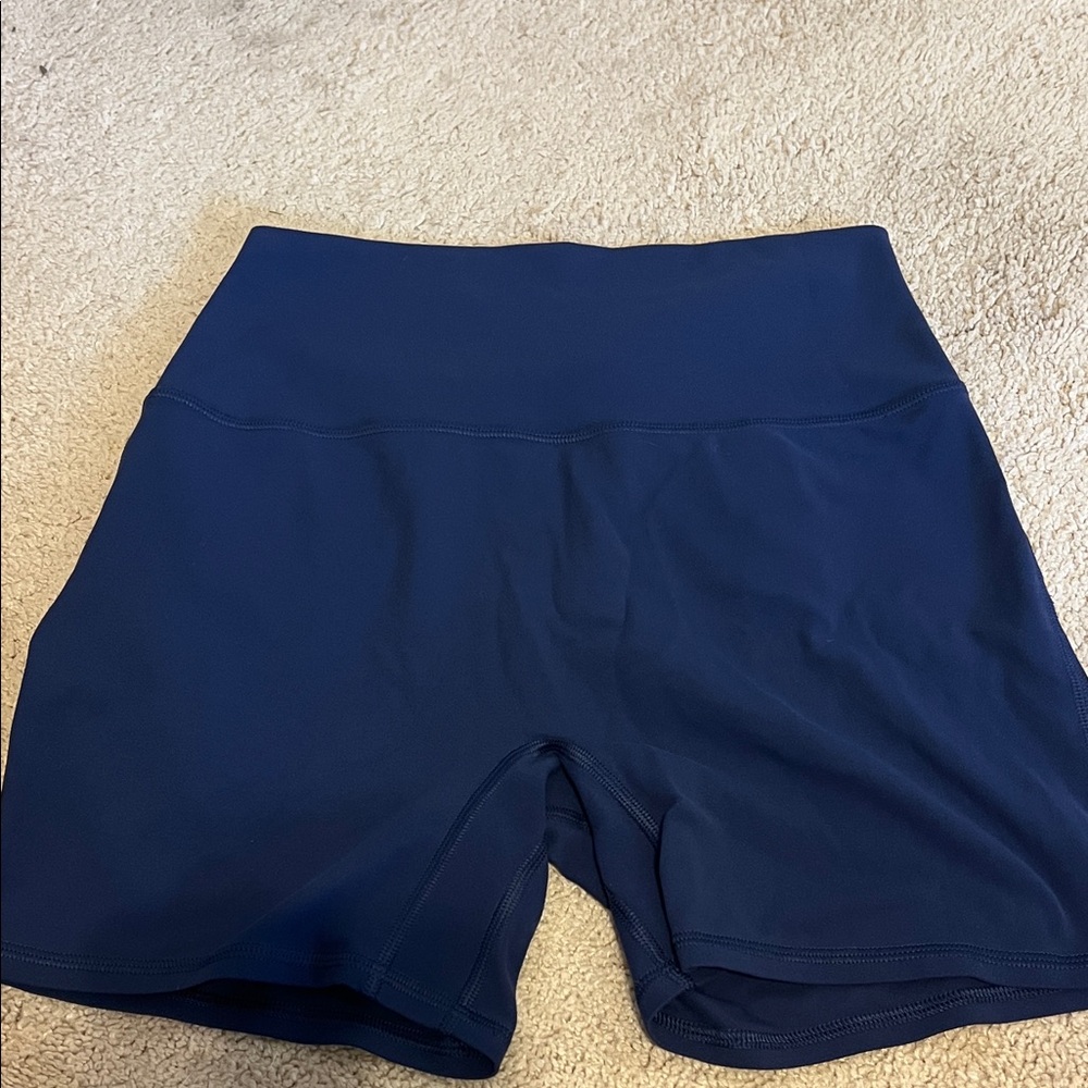 NWOT studioflex bike shorts navy size M